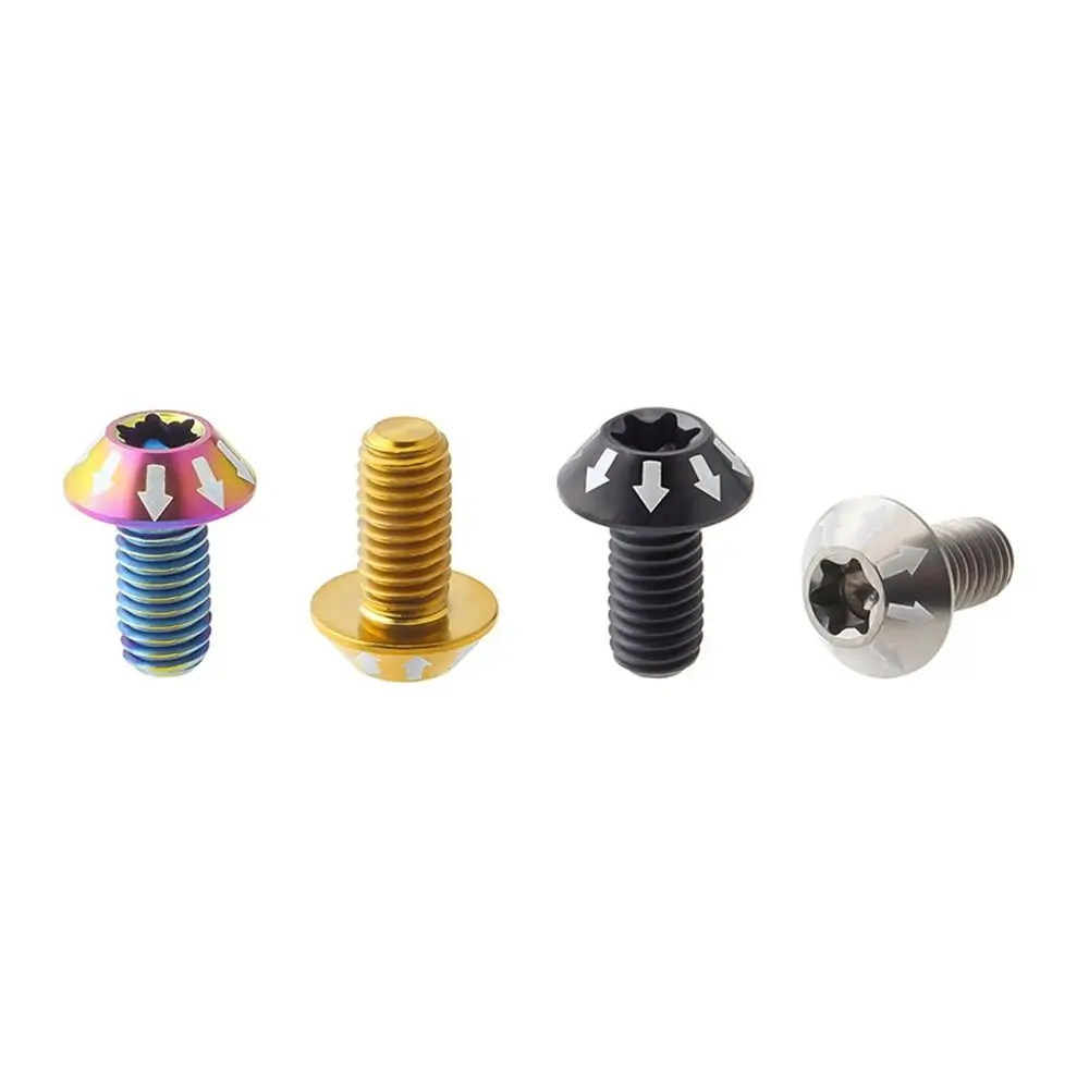 

Accessories MTB Bicycle M5 x 10mm Disc Screw T25 Torx Rotor Bolts Bike Disc Brake Rotor Bolts Titanium Screw Brake Disc Screw