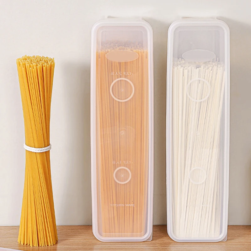 Sealed Dry Box Pasta Spaghetti Box Hermetic Jar Fruit Plastic Kitchen Fridge Household Organization Storage Containers Box 4
