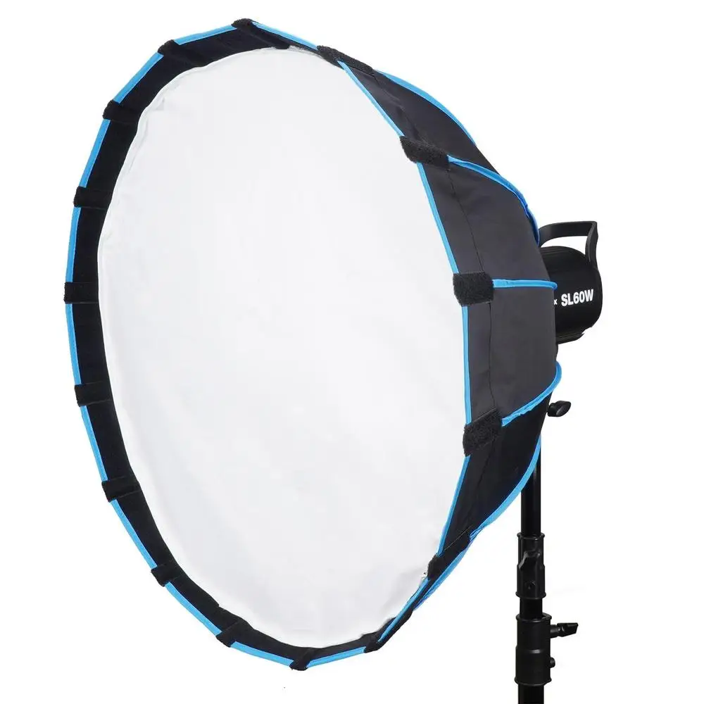 Bowens Mount Softbox Photography Softbox Portable Softbox 55cm Foldable Deep Octagon Softbox Bowens Mount For Sokani X100 X60 Mini COLBOR CL60 Aputure 60X-S 200X-S LED