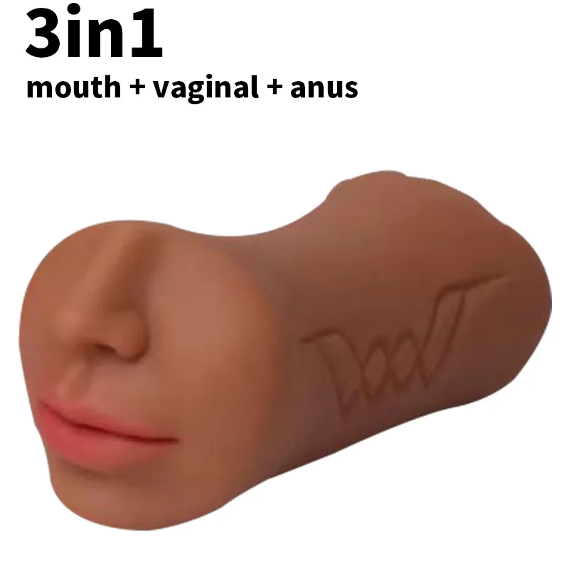 3-in-1 Male Sex Toy, Masturbation Cup, Male Adult Sex Toy, Tight Vagina, Anus, Mouth, Oral Sex, Male Masturbation Toy_voghion.com