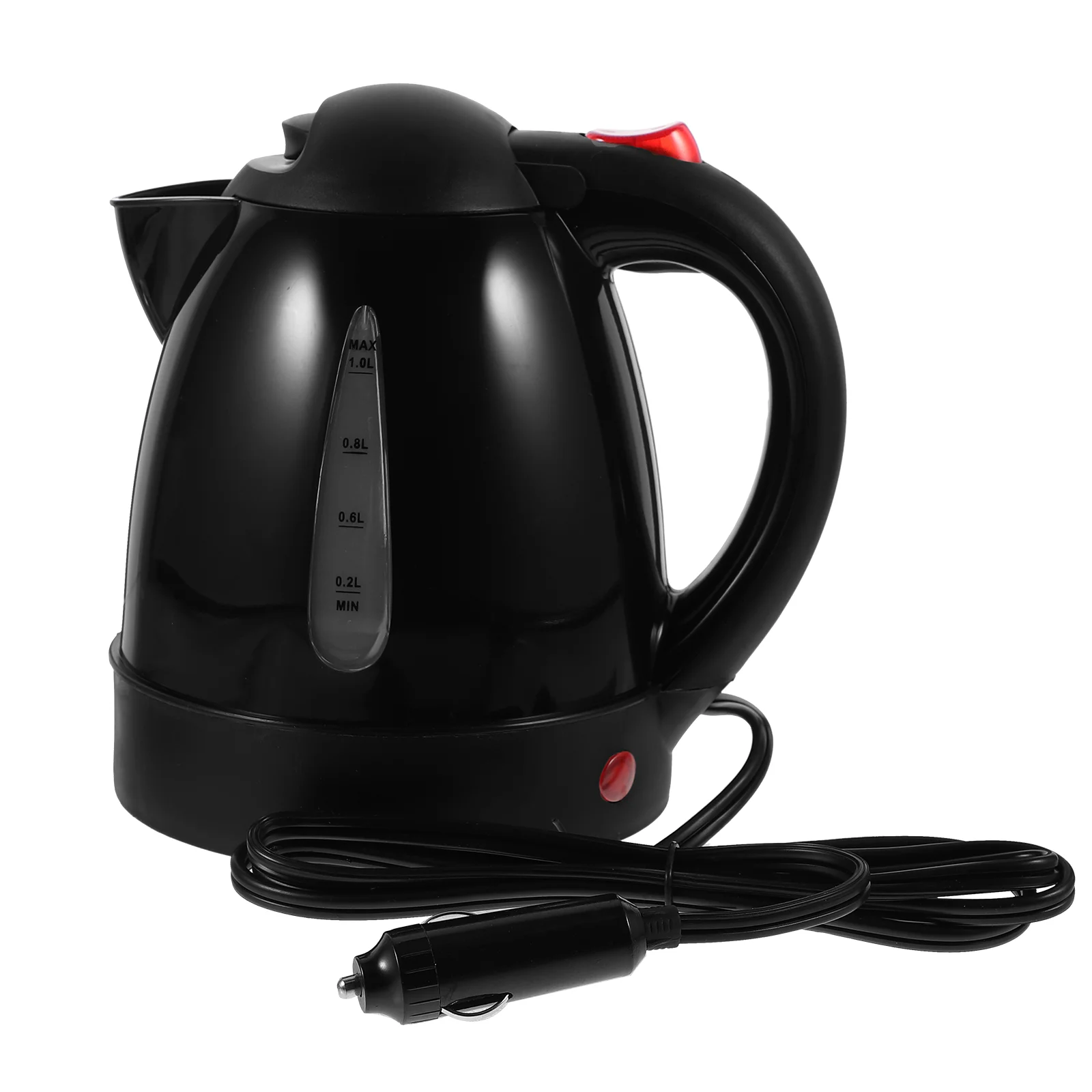 

Car Hot Water Kettle Vehicle Portable Electric Touch Tea Coffee Practical Plastic Large Capacity for Travel Teapot