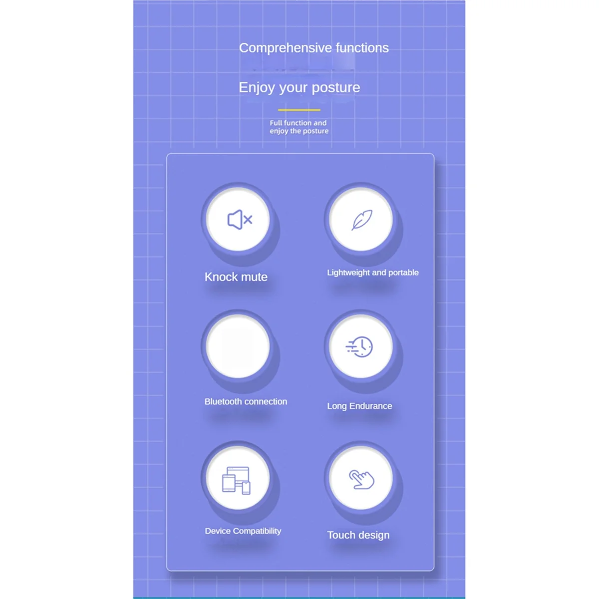 A10I 무선 블루투스 키보드 미니 78 키 게임용 사무실 충전식 키보드 터치 패..