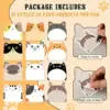 12pcs Sticky Notes Cute Cat, Creative Journal Convenience Stickers Suitable For Notebook And All Kinds Of Note Taking Occasions 4