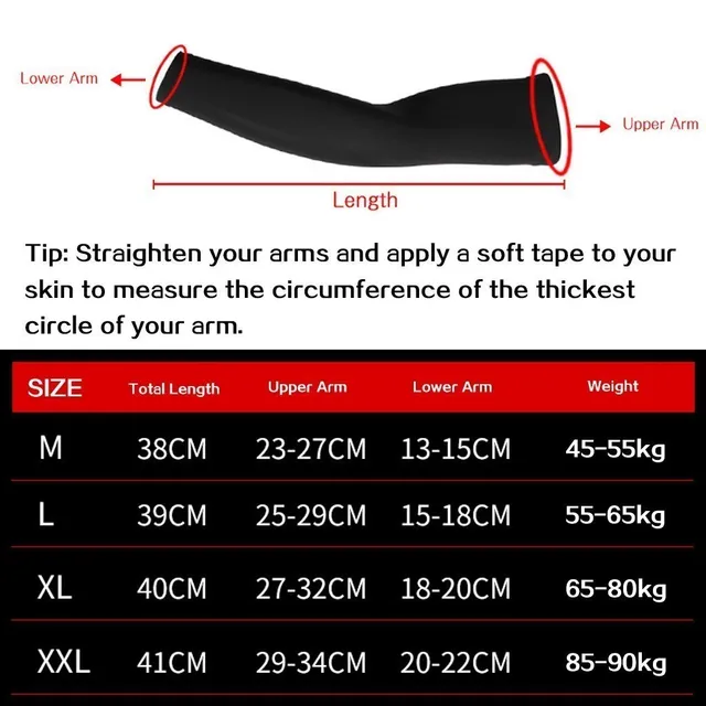 WOSWEIR-2PCS Sports Arm Compression Sleeve Basketball Cycling Arm Warmer Summer Running UV Protection Volleyball Sunscreen 6