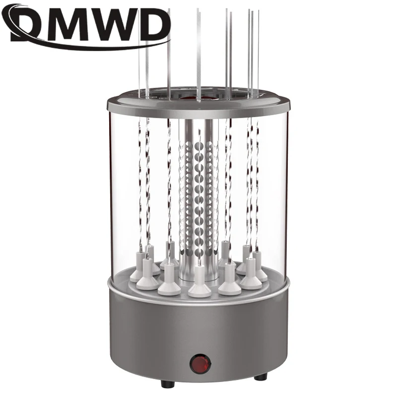 Electric BBQ Kebab Grill Machine Automatic Rotating Barbecue Smokeless Oven Rotisserie Roast Domestic Lamb Skewers Heating Stove 4