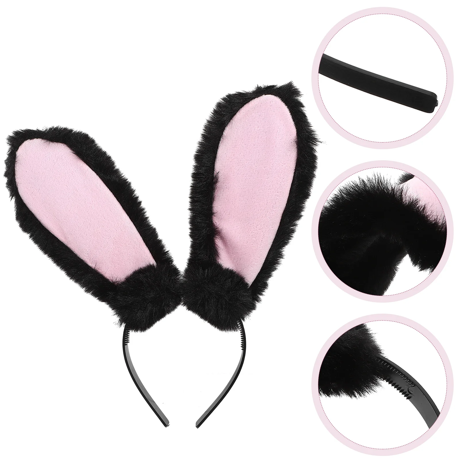 

Bunny Ears Headband Easter Rabbit Ears Hair Hoop Plush Animal Ear Hair Bands Hair Accessories Gifts Girls Cosplay Party Favors