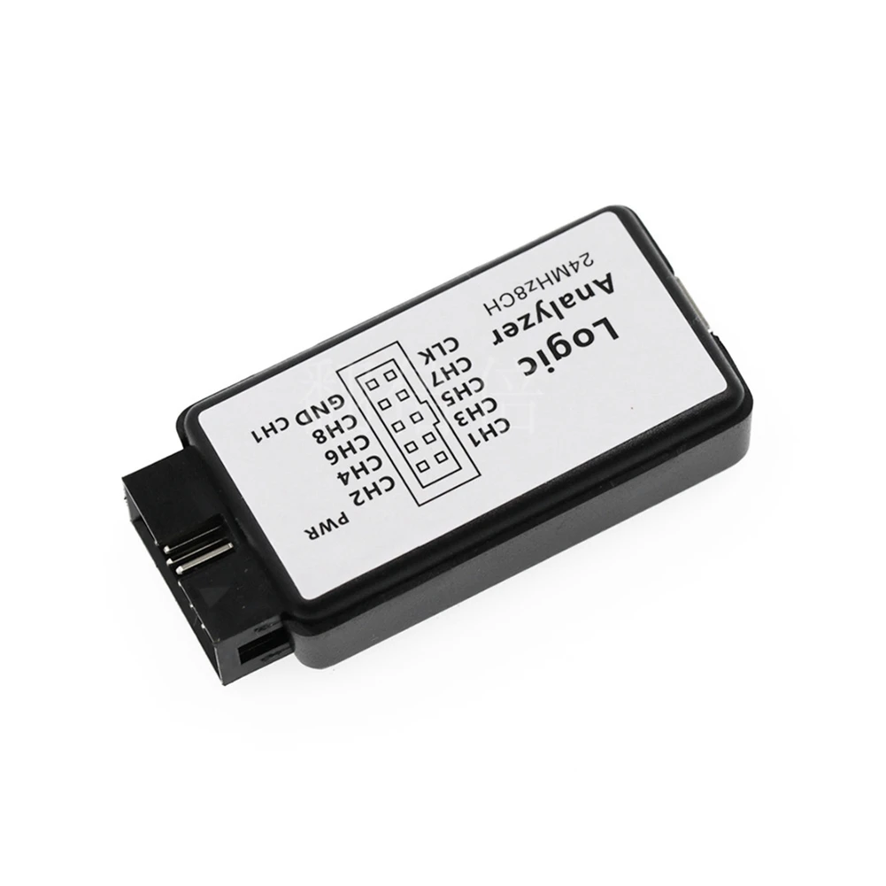Logic analyzer Test hook clip logic analyzer test folder for jumper wire dupont cable for USB Saleae 24M 8CH