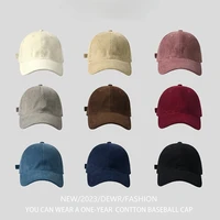 60-65cm Solid Color Lamp Core Plush Hat Casual Big Headed Men's Korean Style Baseball Hat Warm Snapback Baseball Hat Trucker Cap 2