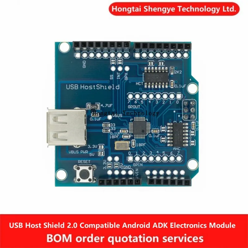USB Host Shield Per Arduino - Compatibile Con Google Android ADK E HUB USB - Foto 10
