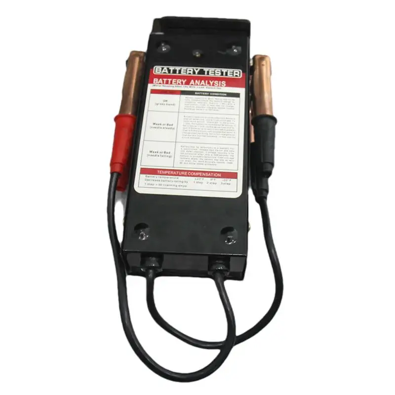

Тестер заряда автомобильного аккумулятора, высокоточный анализатор CCA с зажимами типа «крокодил» для автомобилей и грузовиков, 6 в, 12 В