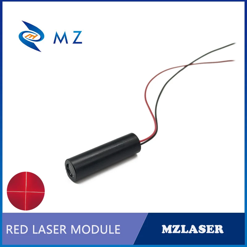 Standard High Power  D10mm 660nm 100mW PMMA Lens ACC Drive Red Cross Laser Module
