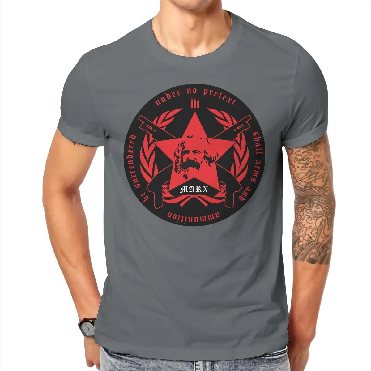 

Классная футболка The Great Marx, Классическая Подростковая гранж-футболка высокого качества, большие мужские футболки с круглым вырезом