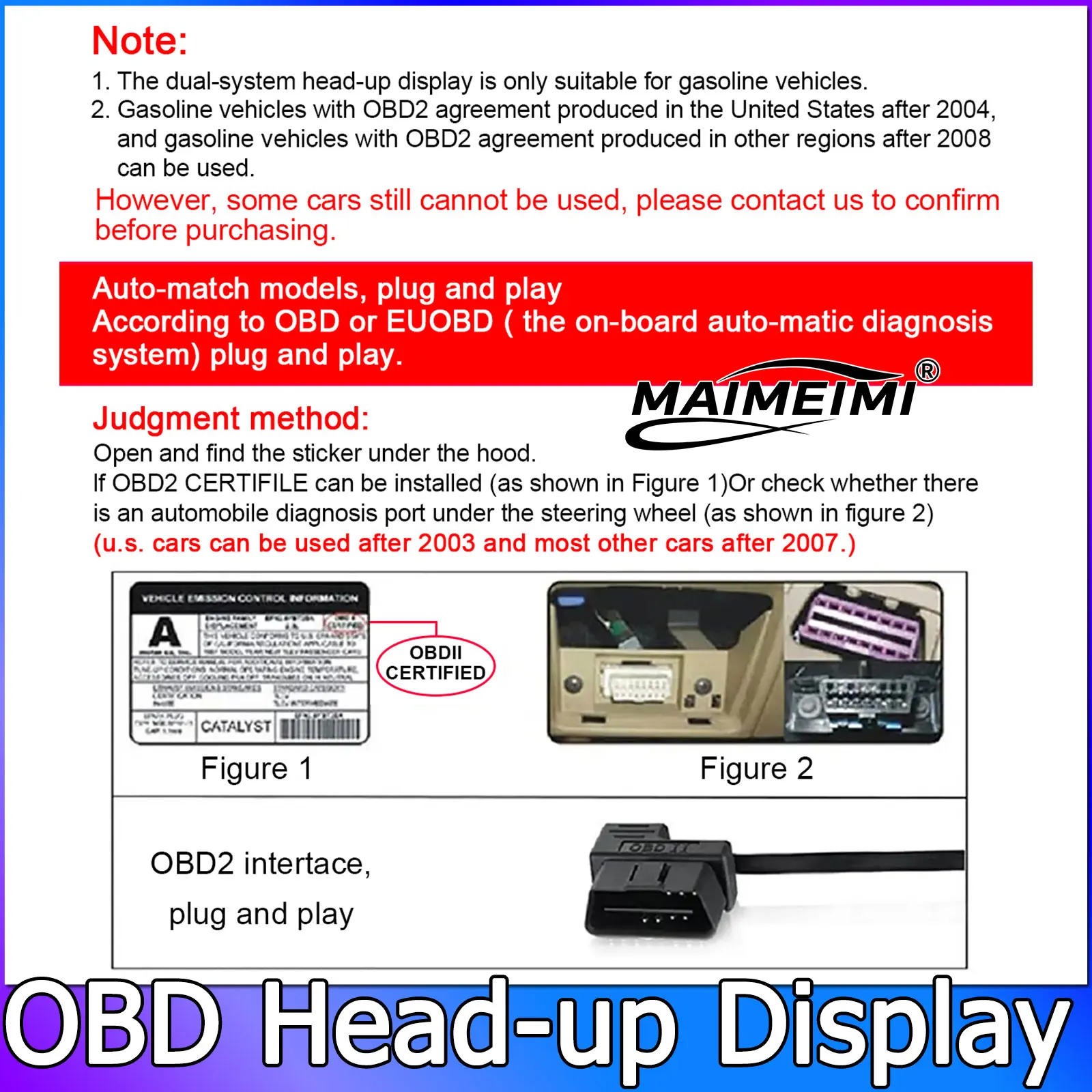 Head Up Display HUD Display P16 OBD OBD2 Head Up Display Car Digital Speedometer