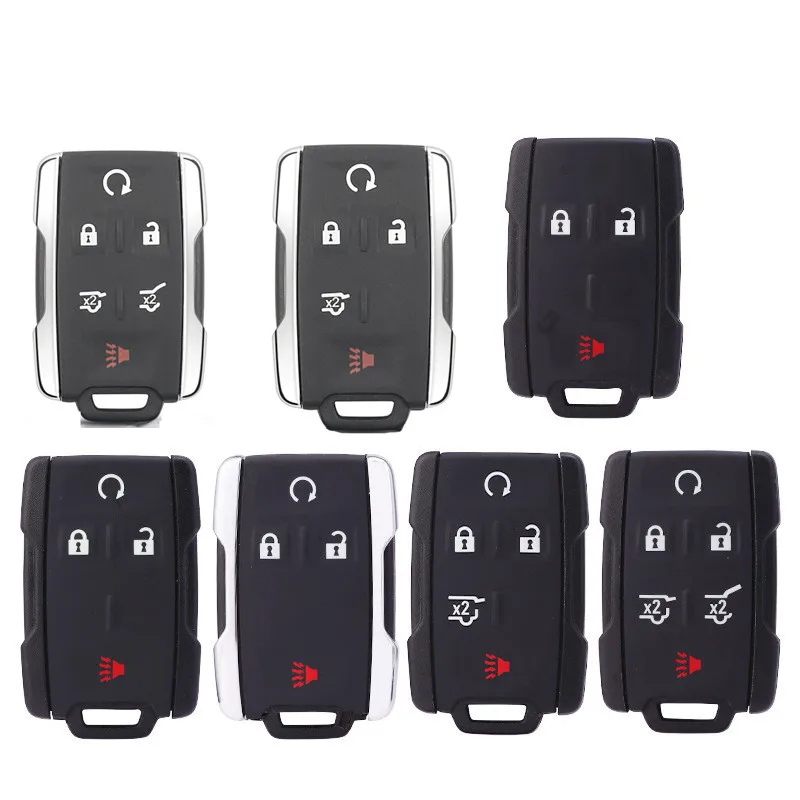 3/4/5/6 Buttons Remote Key Shell For GMC Canyon Sierra For Chevrolet Tahoe Suburban Silverado Colorado Key Case Car Accessories