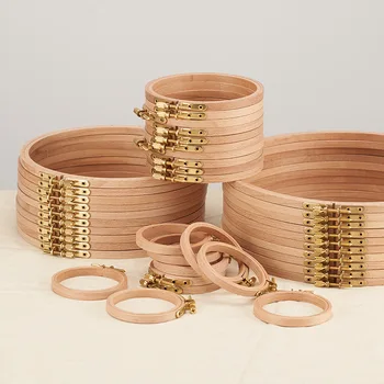 Beech Wood Embroidery Hoops 1