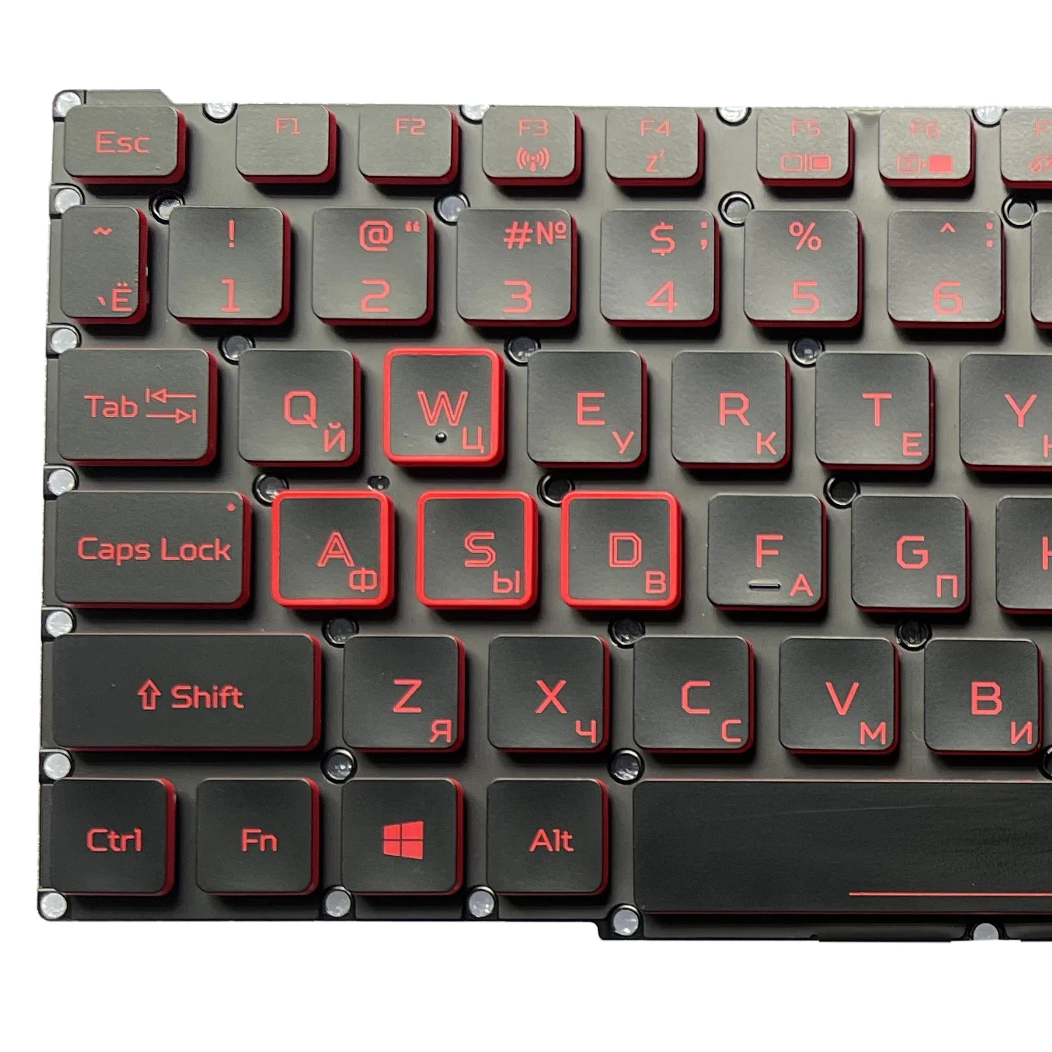 Teclado para Notebook Russo ru Compatível com Acer Nitro An51556 An515-57 An515-58 An51545 Helios 300 Ph315-54 N22c1 N20c1 Novo - Imagem 2