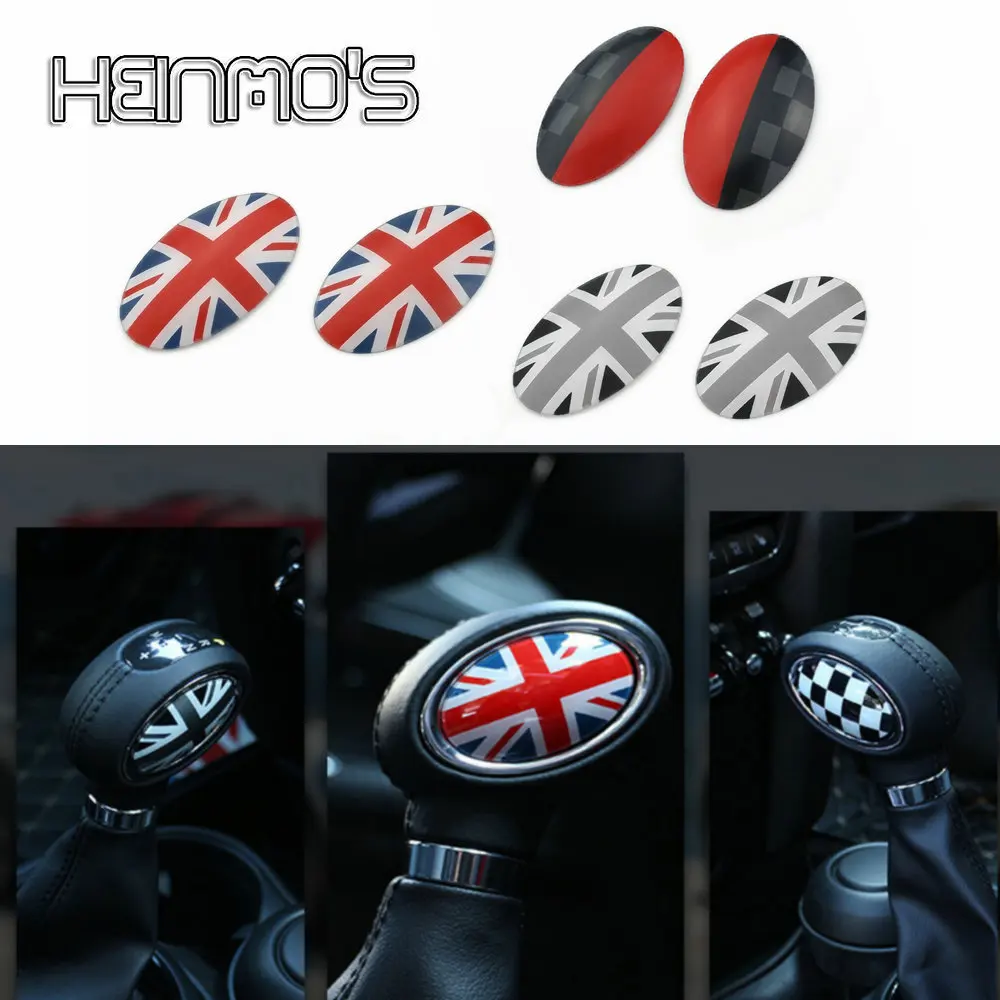 Per Mini Cooper F56 F55 F54 F60 Pomello Del Cambio Adesivo Di Copertura Countryman F60 Clubman F54 Pomello Del Cambio Trim Cover Stickers Decal