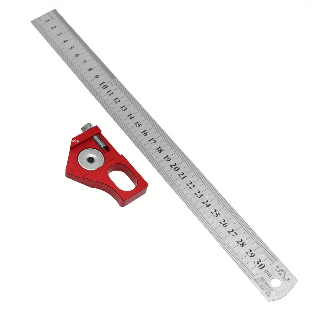 Block A and Ruler
