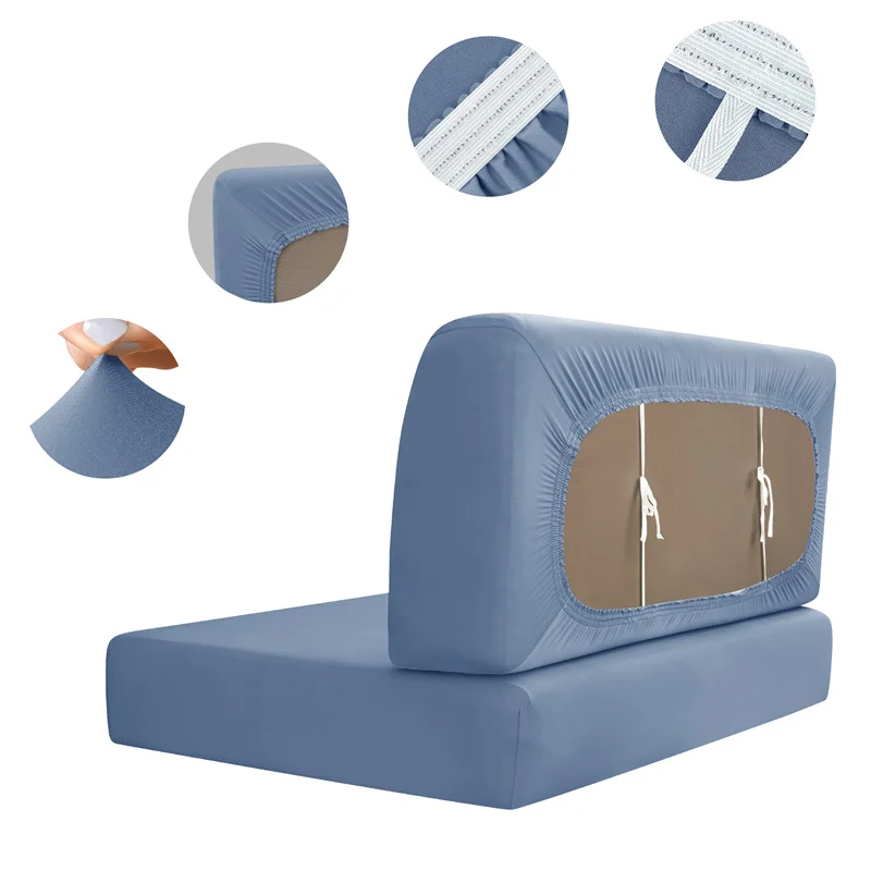 2pcs/set Jacquard RV Dinette Cushions Covers Stretch Camper Sofa Seat Covers Adjustable Dining Seat Covers Bench Backrest Decor 4
