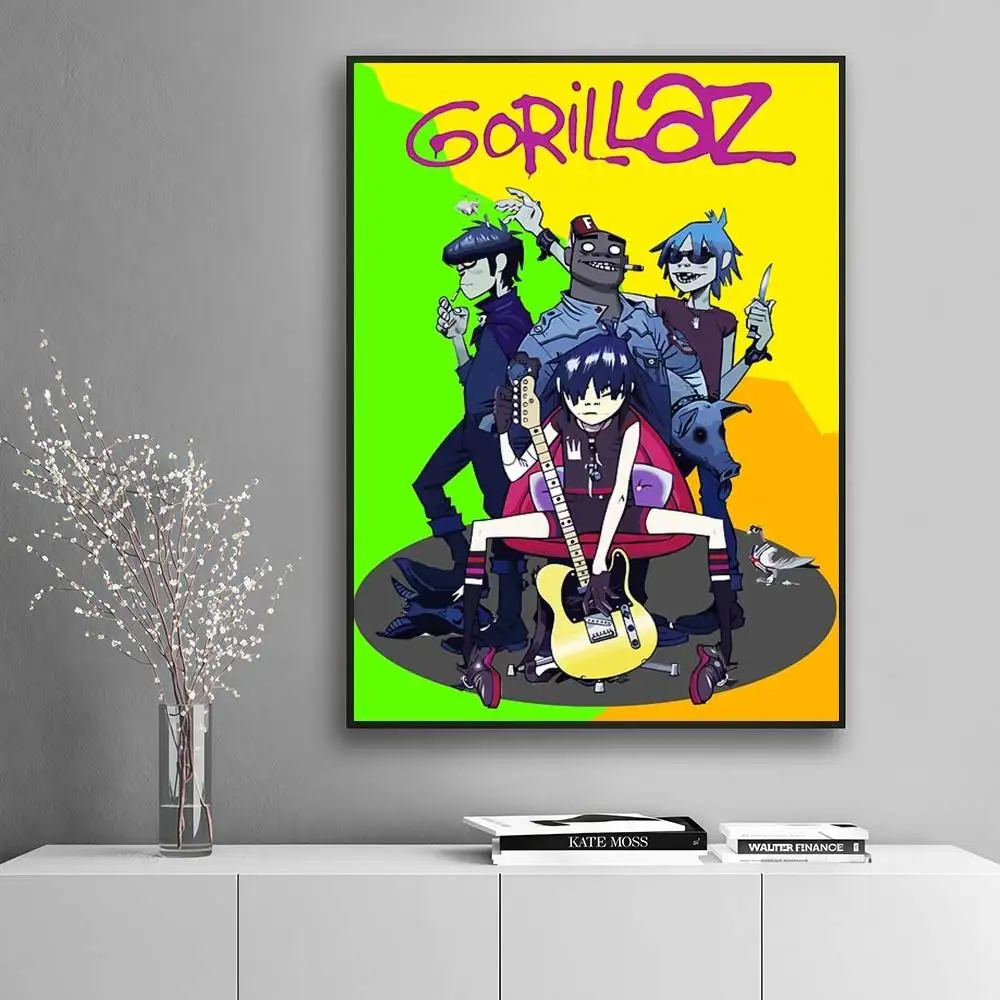 Gorillaz The Mountain Luxury Home Decor High-End Fashion Poster Sticker
