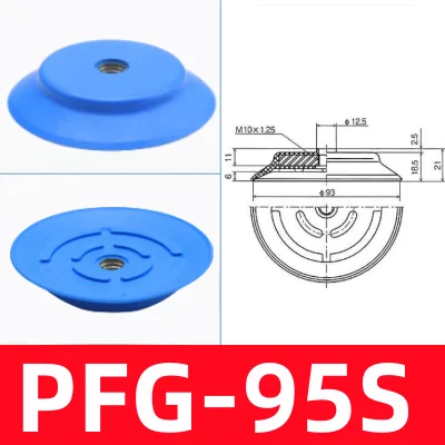 Ventosa Pneumatica Industriale PFYK – Aspirazione A Vuoto A Singolo Strato In Silicone, Perfetta Per Manipolatori E Automazione