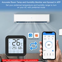 MOES Tuya WiFi IR Thermostat Controller LCD Screen Touch Button Wireless Remote Built-in Temperature and Humidity Sensor alexa - Image 3