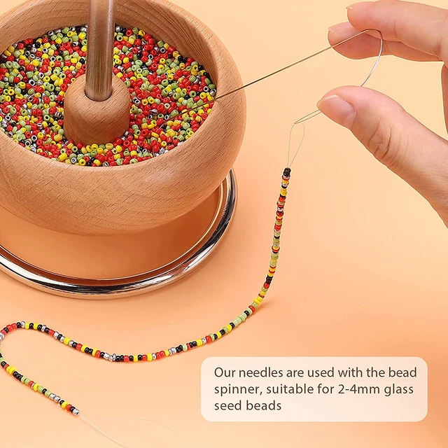 Beading Needles Seed Beads, Big Eye Curved Beading Needles