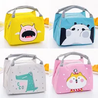 Сумки Cute Cartoon Lunch Bag for Children Thermal Insulation Kids Handbag Outdoor Picnic Lunch Box Portable Food Storage Bags 2