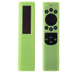 Silicone Protective Case with Litchi Texture (Luminous green)
