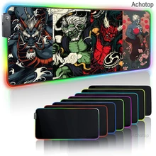

Chinese Style RGB Mouse Pad PC Gamer Computer Notebook Mousepad Table Gaming Keyboard Pads Laptop Cushion Desk Mat alfombrilla