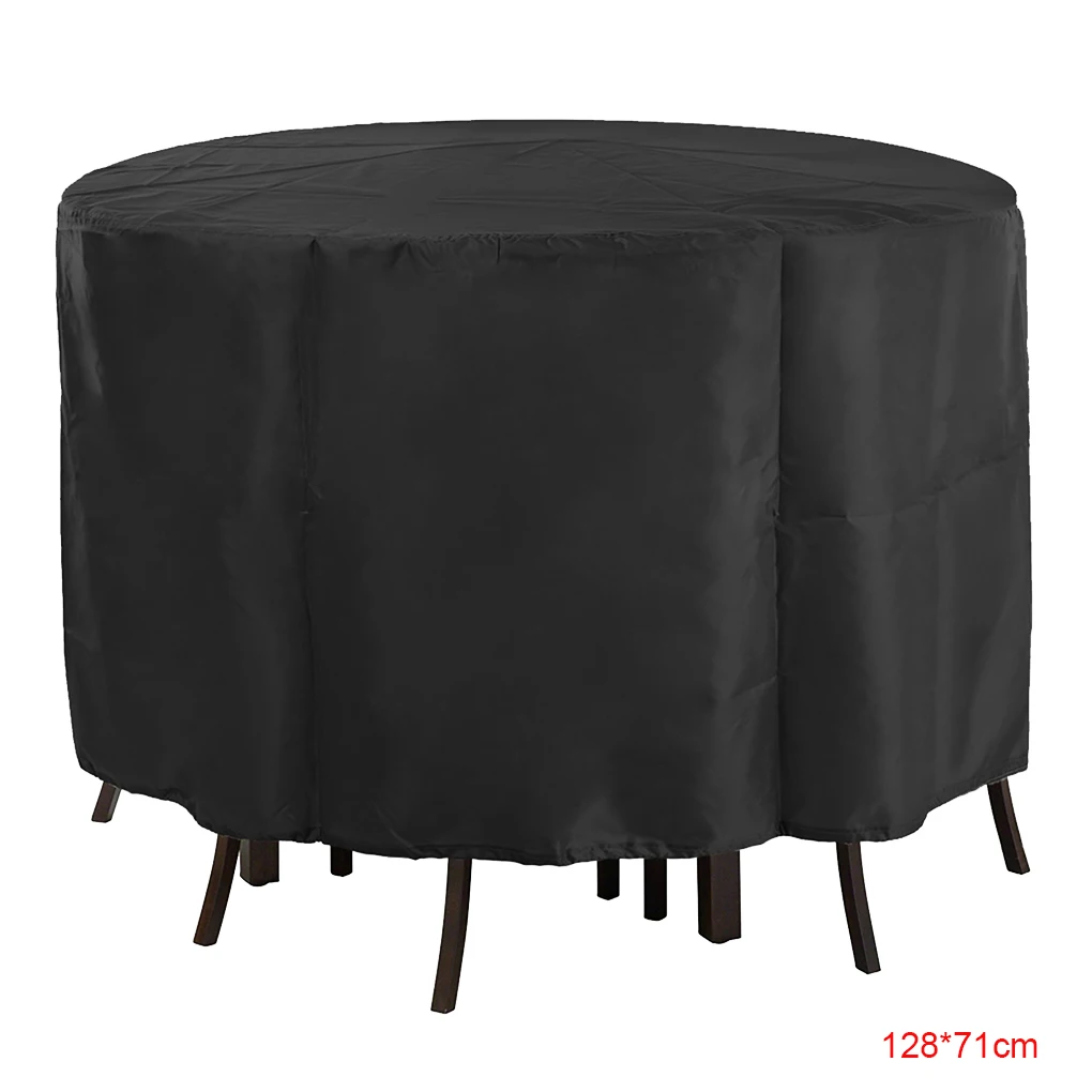 

Garden Furniture Round Shape Table Cover Slipcover Sofa Couch Covers Living Room Outdoor Waterproof Dustproof