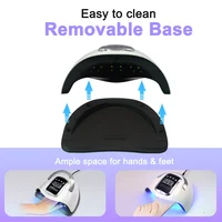 SUN X11 MAX Professional Nail Drying Lamp for Manicure 66 LED Nails Gel Polish Drying Machine with Auto Sensor UV LED Nail Lamp 2