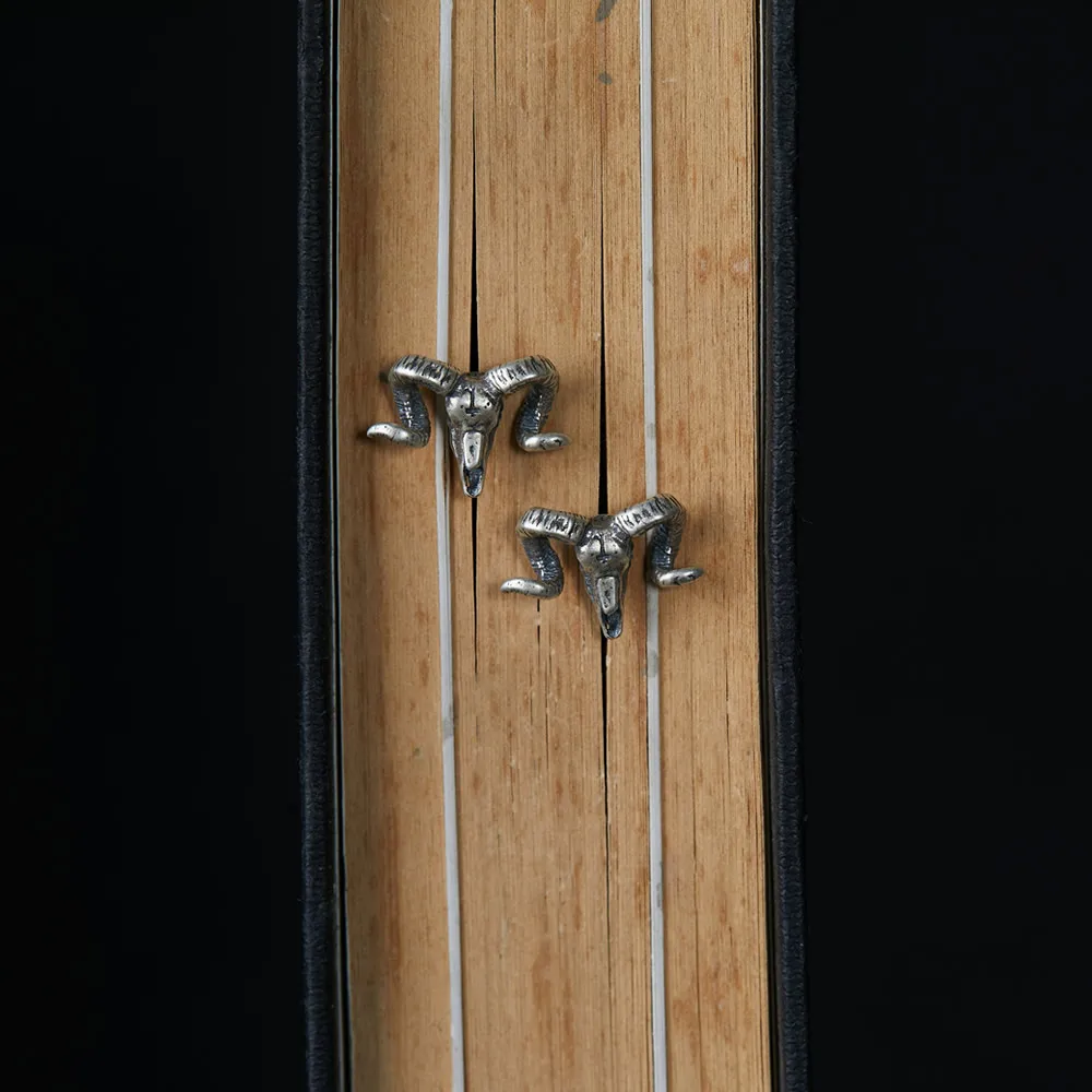Boucles d'oreille en forme de bélier