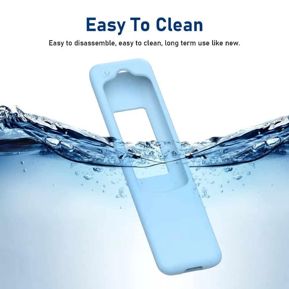 Silicone TV Remote Controller Protective Case with Lanyard