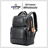 BOPAI Business backpack; Leather backpack; Multi-functional backpack; The first layer of cowhide backpack; Commuting backpack; L 1