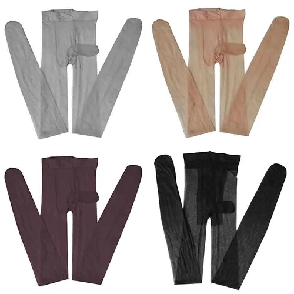 Men Body Stocking Men Sexy Tulle See Through Tulle Sleepwear Elastic Transparent Ultrathin Stockings w/JJ Sleeve Exotic Apparel