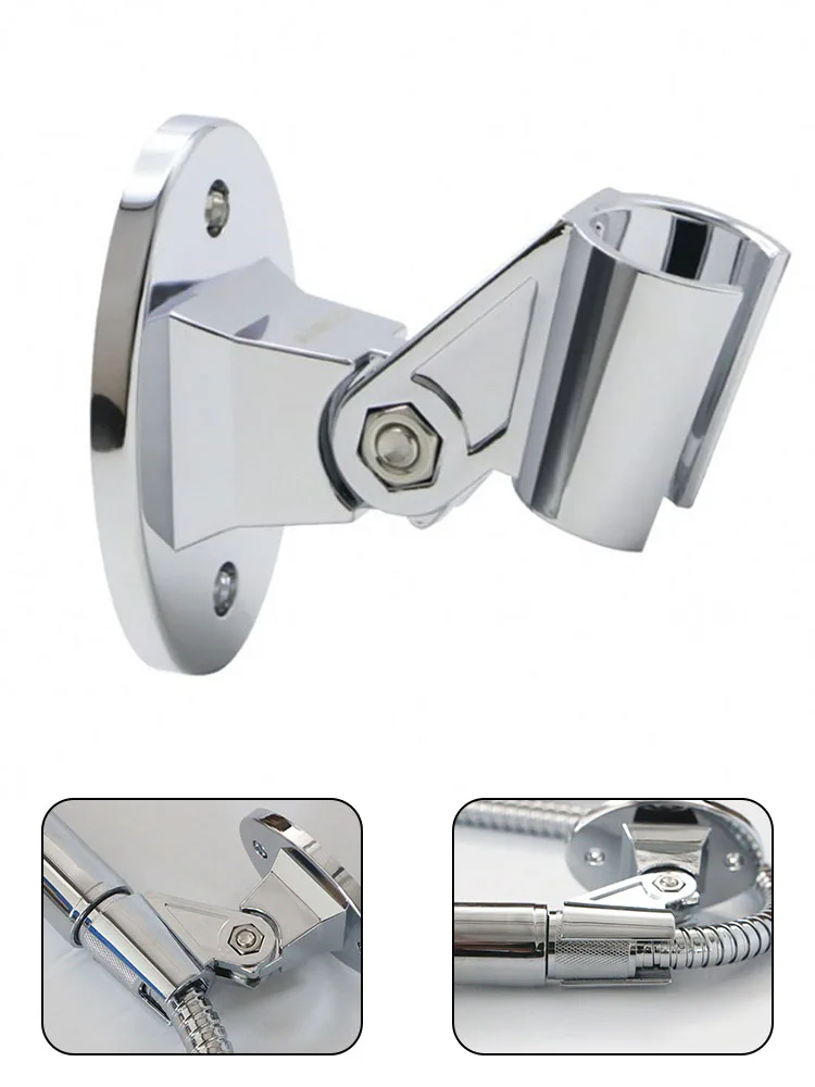 

Универсальный держатель для душевой лейки, регулируемый кронштейн для душа, фиксированное основание, универсальная основа, аксессуары для ванной комнаты