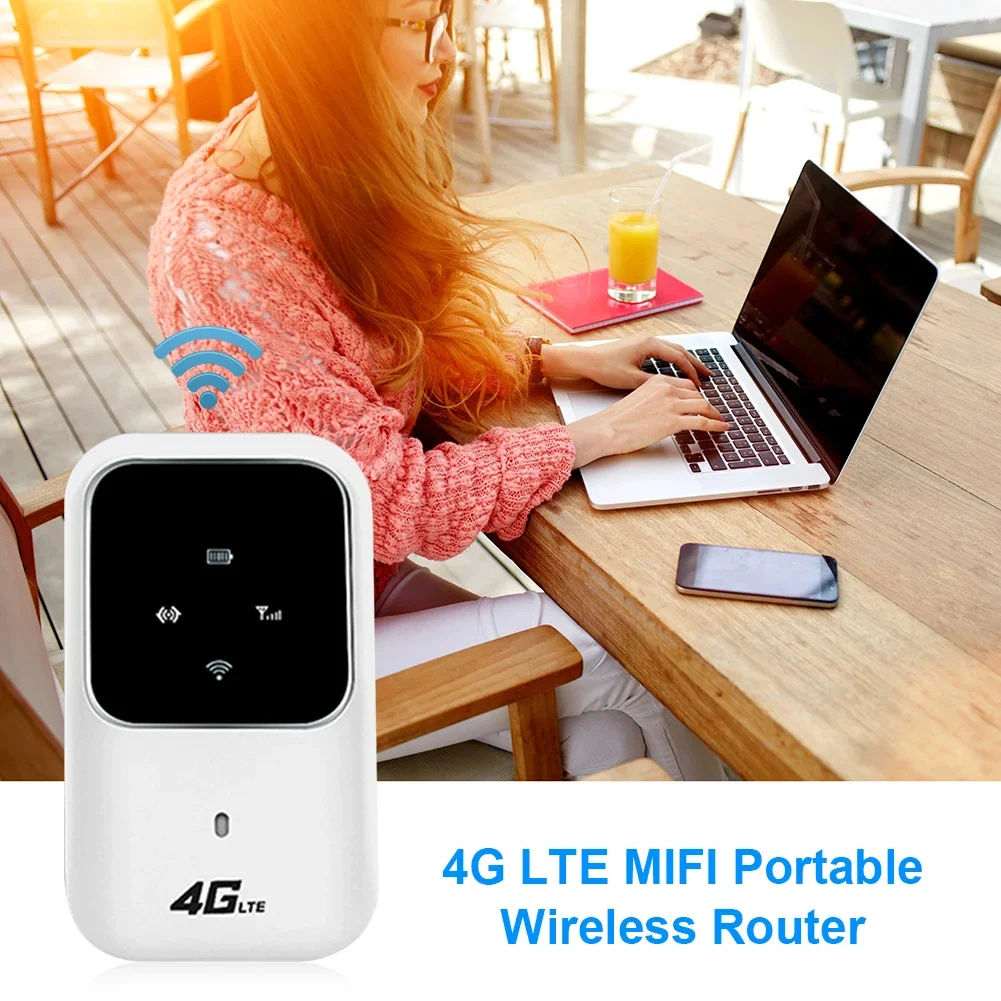 H80 3G 4G LTE 라우터 포켓 150Mbps 와이파이 리피터, 신호 증폭기 포켓 모바일 핫스팟, 여행자용 SIM 카드 슬롯 포함