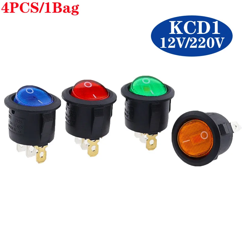 RVS drukknop 19mm met aan/uit symbool en verlichting