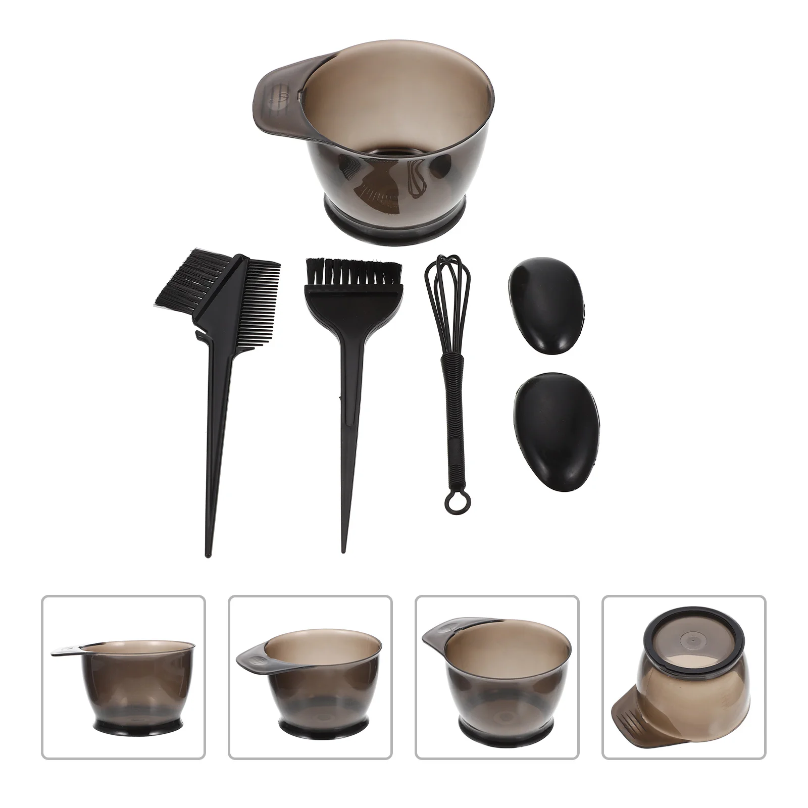 

Набор для окрашивания волос из пяти предметов, красящие инструменты, пластиковая расческа для окрашивания