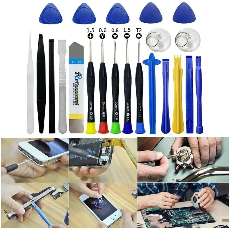 22 In 1 Multifunctional Disassembly Tool Mobile Phone iPad Laptop Screwdriver Maintenance Kit Repair Tools Opening Set For Hand mobile phone repair tools mobile phone repair tools kit manual disassembly tool