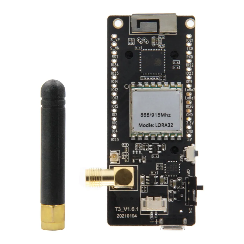 자동 주파수 보정 장치 LoRa32 V2.1 모듈 수신 감도 -139dBm 디지털 RSSI 자동 주파수 보정