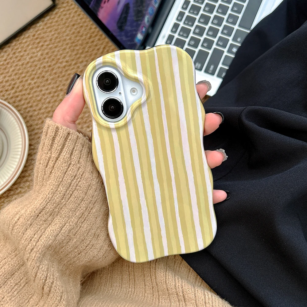 รูปสินค้า เคสโทรศัพท์ลายศิลปะ 2 in 1 สำหรับ iPhone 13-17 Pro Max ขอบโค้ง นุ่มสบาย บางเฉียบ