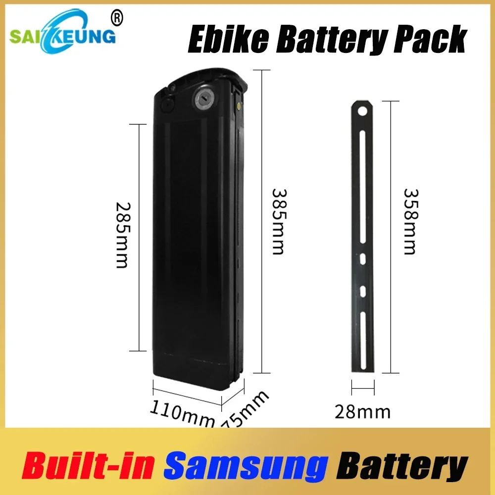 Electric Bike Battery 48v 36v 52v 60v 72v SilverFish 48v60ah Electric Bike 15 20ah 50ah 60ah ebike battery 250w-3000w Bateria 30AH 40ah shark battery