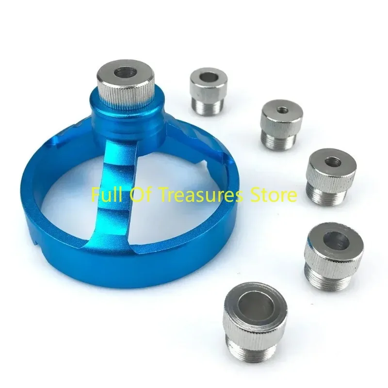 Vertical Drill Guide Fixture 5/6/7/8/9/10mm Aluminum Alloy Straight Corner Round V Drill Punch Locator Woodworking Tool