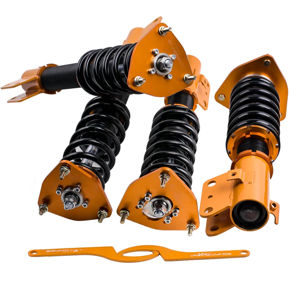 

MaXpeedingrods регулируемые стопоры для Impreza WRX GDA 02-07 Передние Задние подвесные амортизаторы