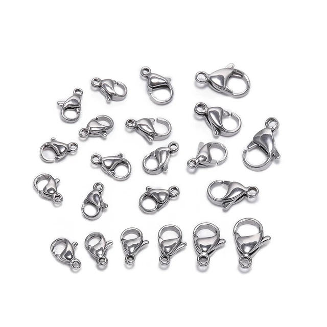 New 30pcs Stainless Steel Gold Plated Lobster Clasp Hooks For Necklace  Bracelet Chain Diy Jewelry Making Findings Supplies - Jewelry Findings &  Components - AliExpress