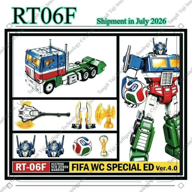 Pre-vendita in corso: Giocattoli Trasformabili Leader degli Autobot RT06F 2026 Edizione Limitata Calcio Action Figure Collezione Modellini Giocattoli