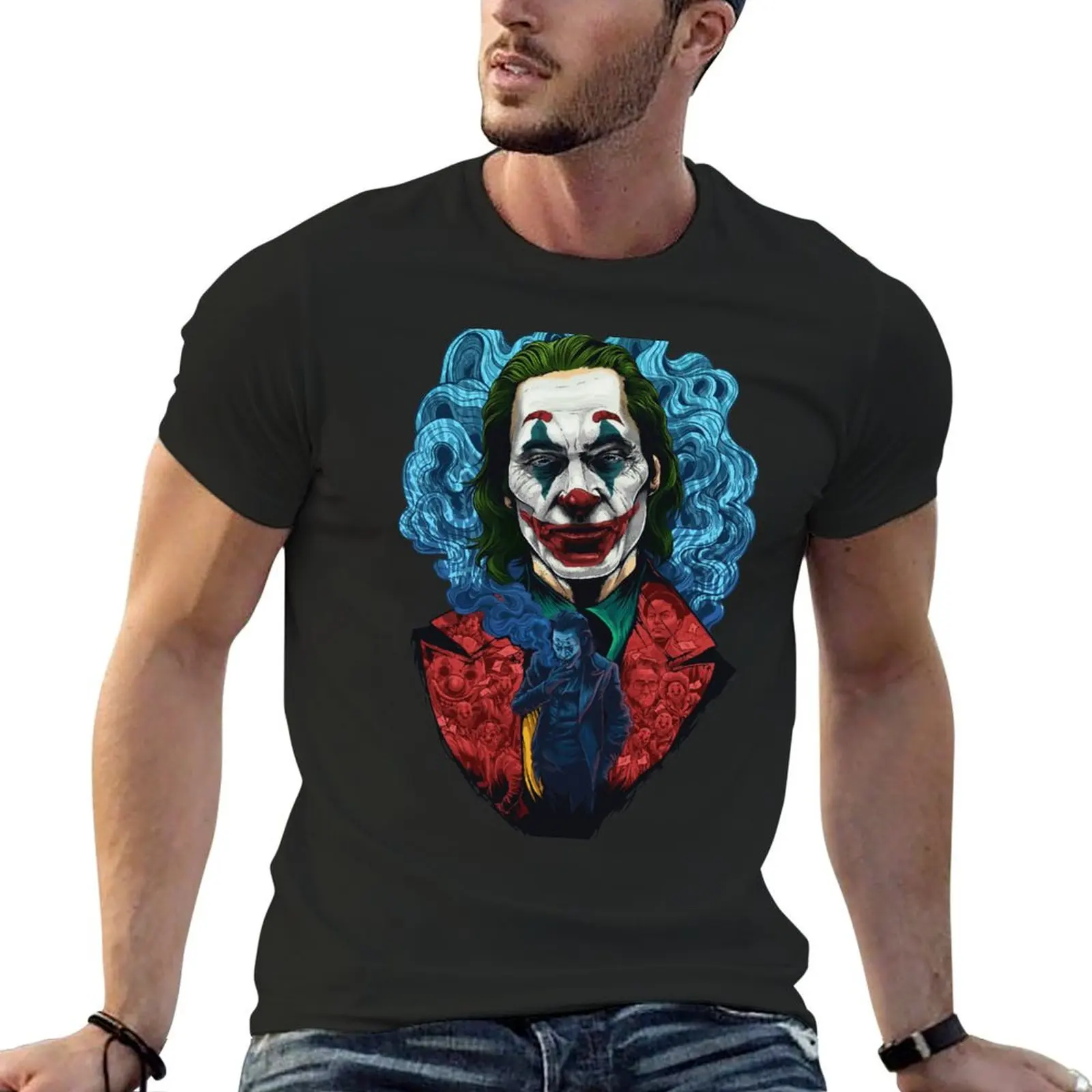 

PUT UP A SMILE T-shirt graphics quick-drying Short sleeve tee mens clothing