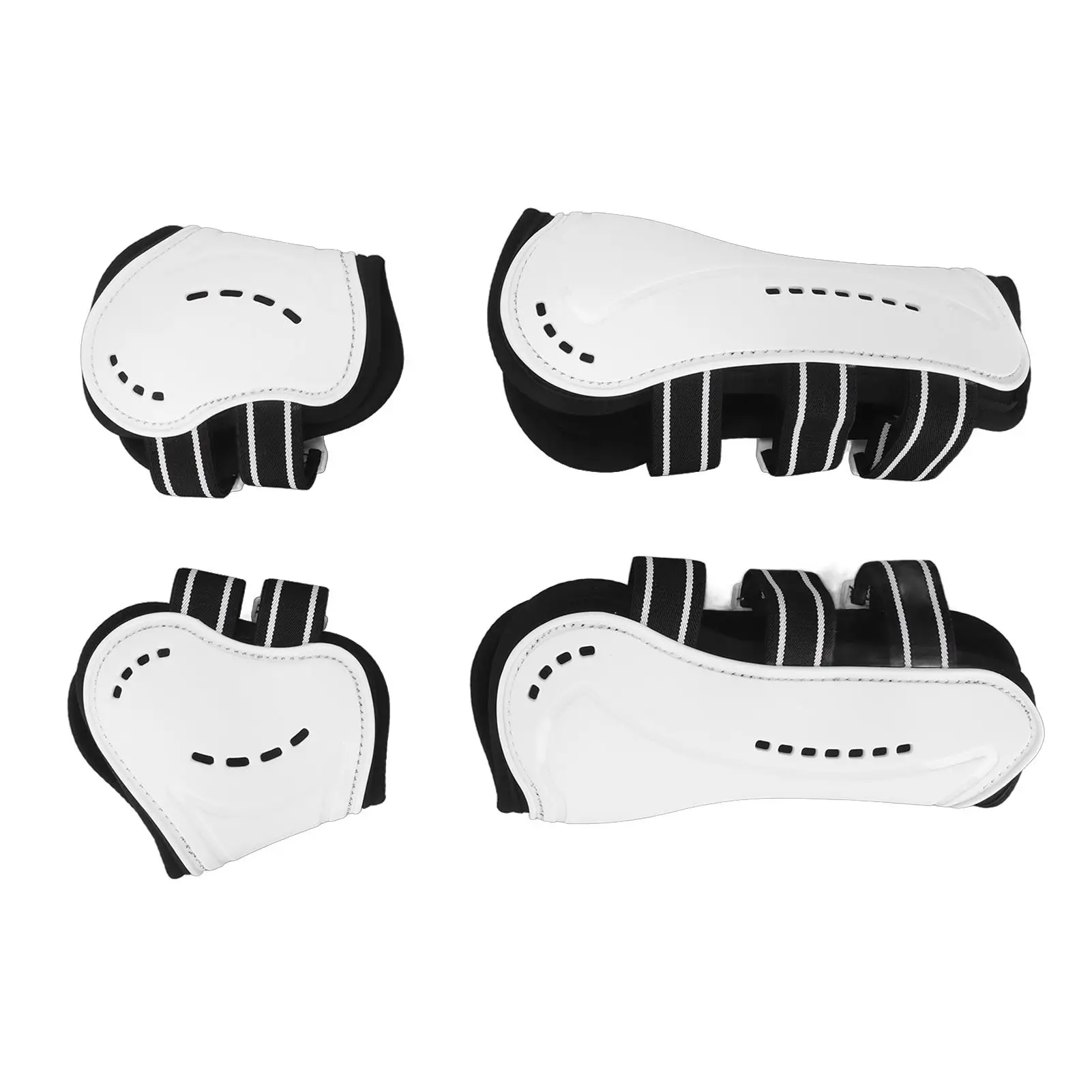 Adjustable Horse Front Hind Boots Tendon & Fetlock Shock Absorbing Protection